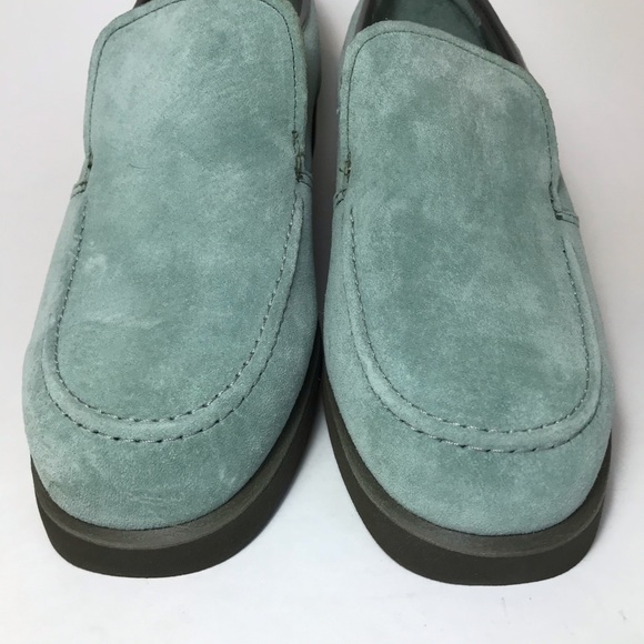 Hush Puppies Loafer in Light Blue Suede- Size 8M - Picture 3 of 9